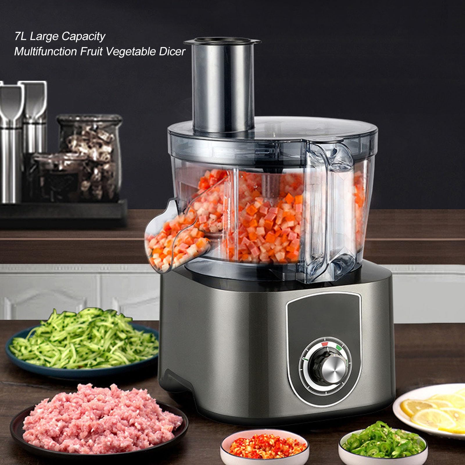 Amazon | 電動野菜チョッパー 業務用お手入れ簡単プロ仕様フード