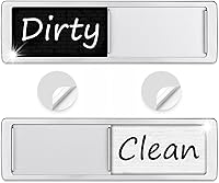 Vista 11 de Imán para lavavajillas con el texto en inglés "Dirty" o "Clean", solo cambia cuando lo empujas. Imán fuerte antiarañazos o 3M con opciones que
