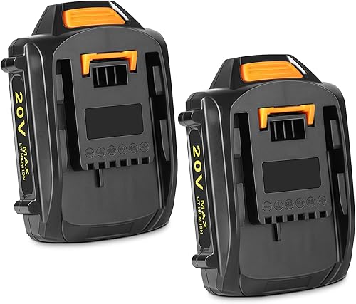 KUNLUN Batería de repuesto de 3.5Ah para batería Worx de 20 V WA3525, WA3578, WA3575, WA3520, WG151s, WG155s, WG251s, compatible con herramientas