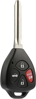 Car Key Fob Keyless Entry Remote fits Toyota 2010-2013 Corolla, 2009-2016 Venza (GQ4-29T, 1470A-10T, 89070-02270)
