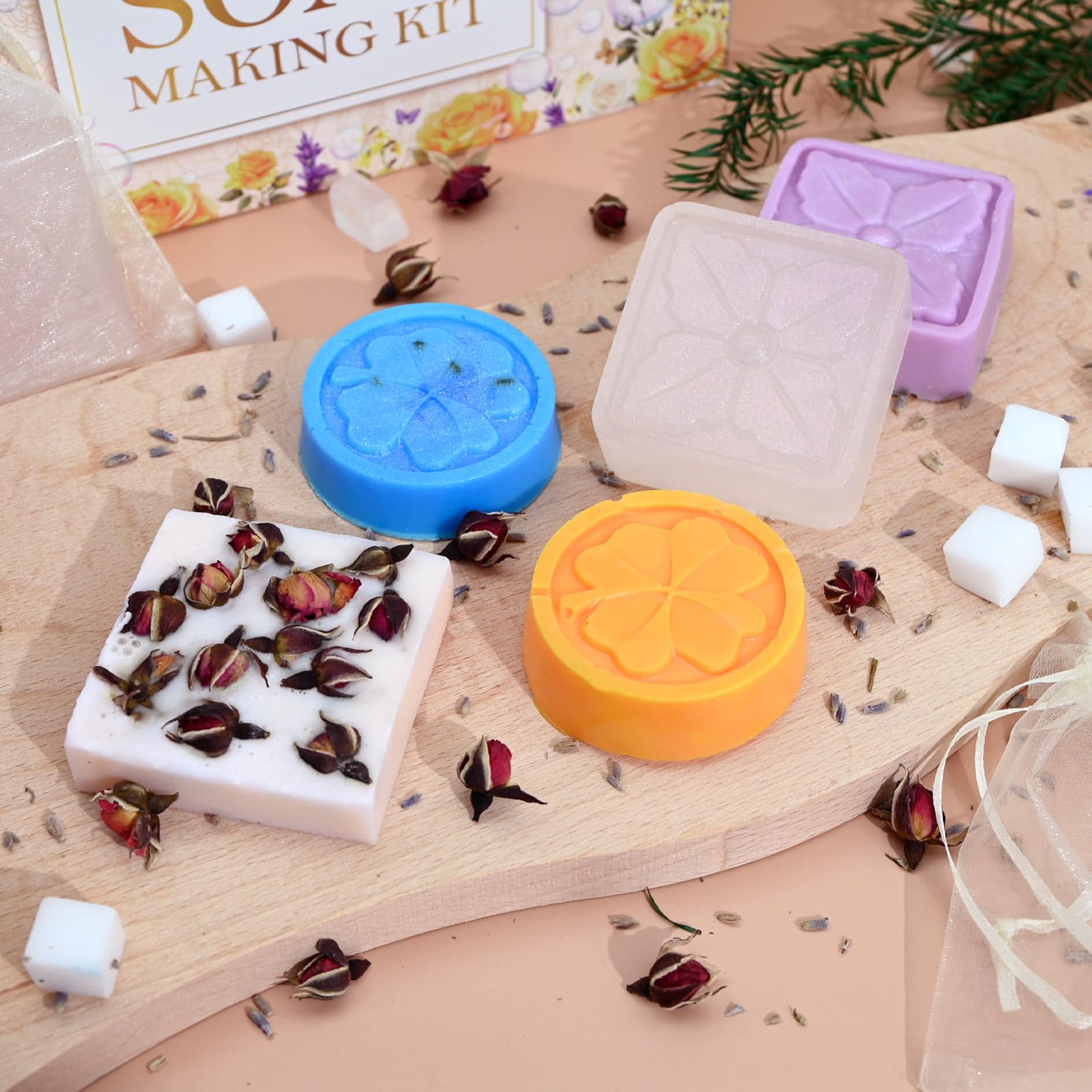 Vezerd kit para hacer jabón artesanal, creativo juego de manualidades para adultos, set de fabricación