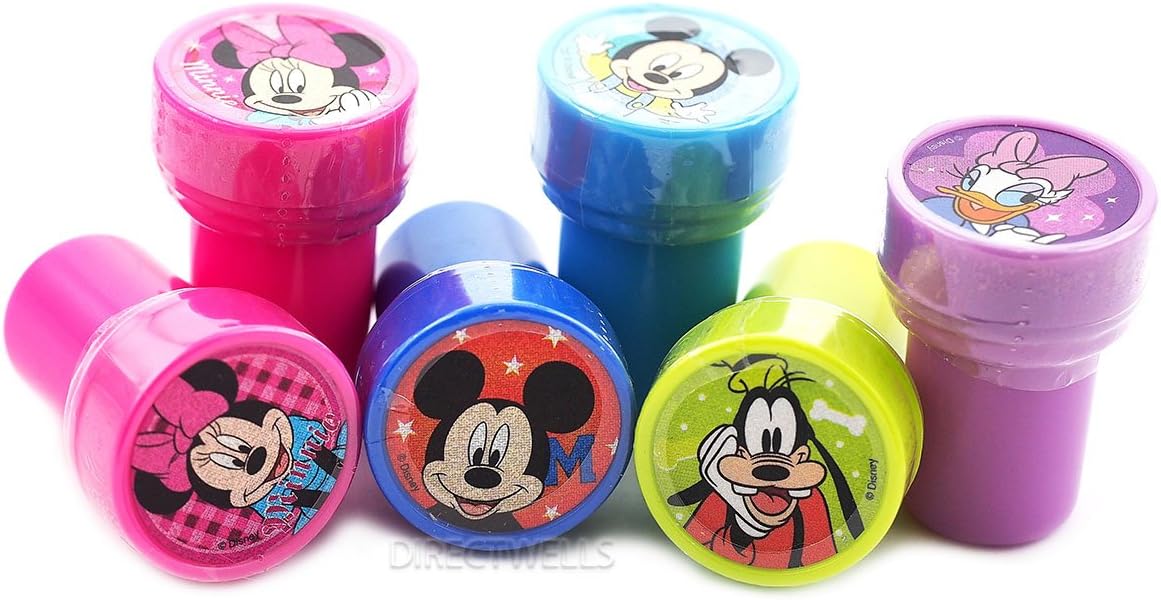 Disney Mickey Mouse and Friends 10 Self Inking Stampers Party Favors (10 Stampers)