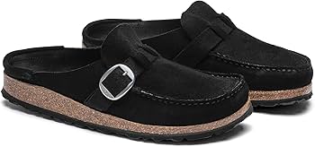 Amazon.com: Birkenstock 1017825136 Buckley- Black Sd R 36