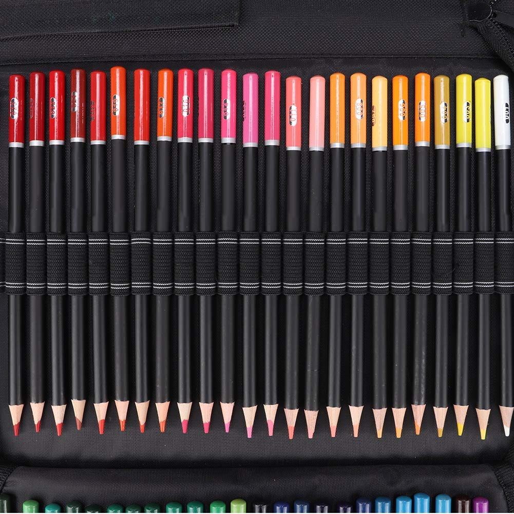 Tyenaza 95 pièces ensemble d'outils de croquis dessin débutant ou professionnel étui à crayons outil d'art crayon de couleur adultes dessin fusain