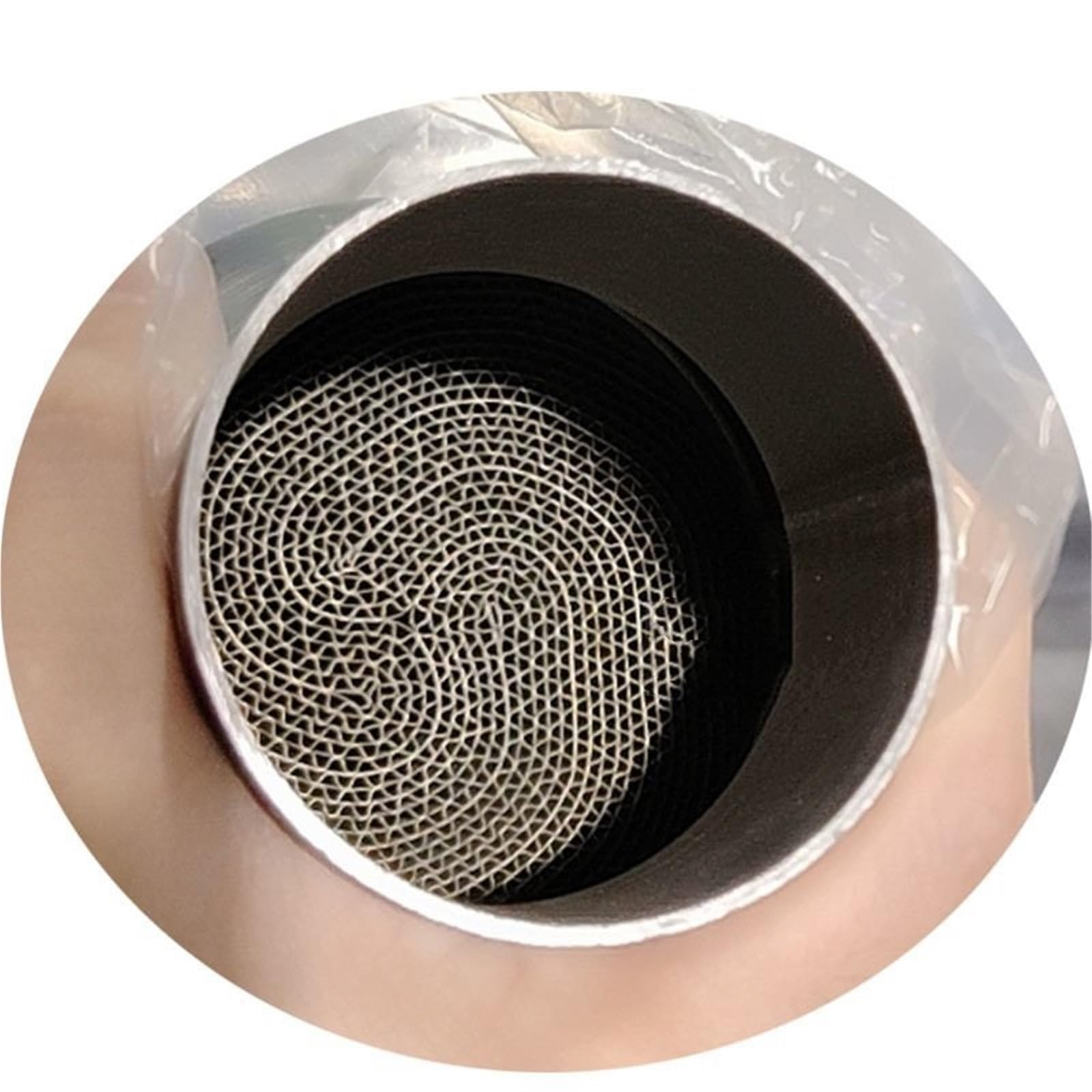 Catalizzatore Convertitore catalitico universale da corsa a nucleo metallico ad alto flusso da 200 celle "Euro 1 Sport Catalizzatore Catalitico(2 inch 200CPSI)