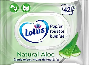 Lotus Wet Toilet Paper Aloe Douceur - Pack of 42