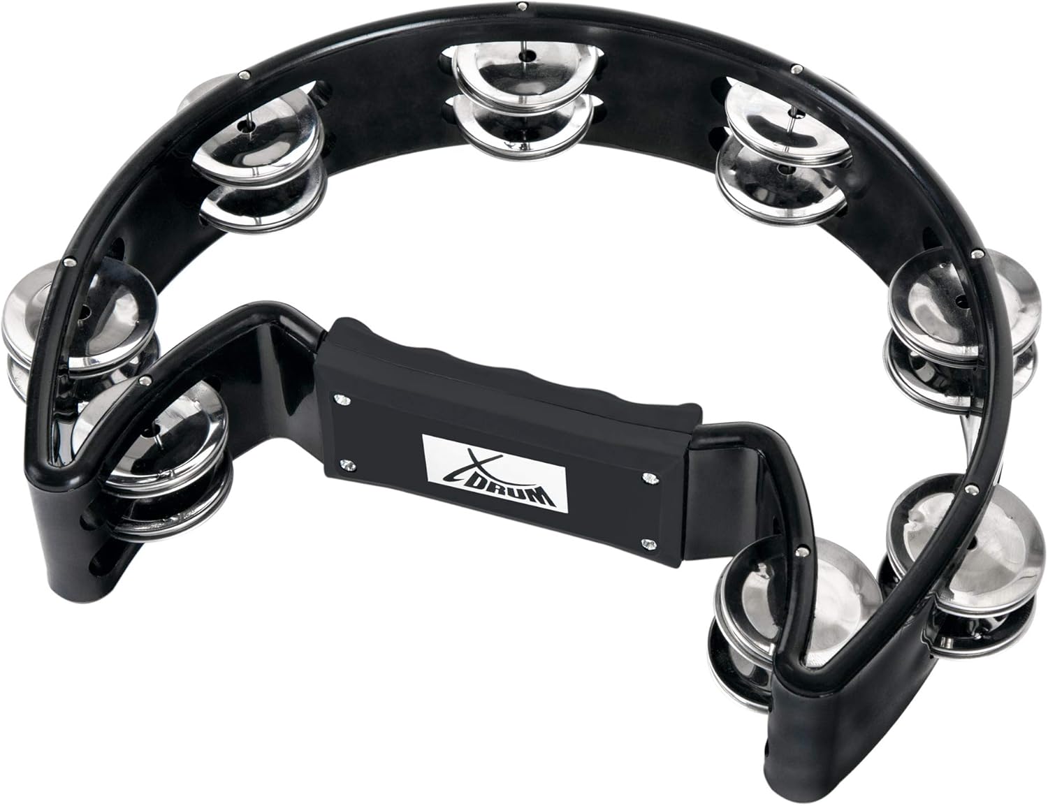 XDrum Hand Tambourine Black