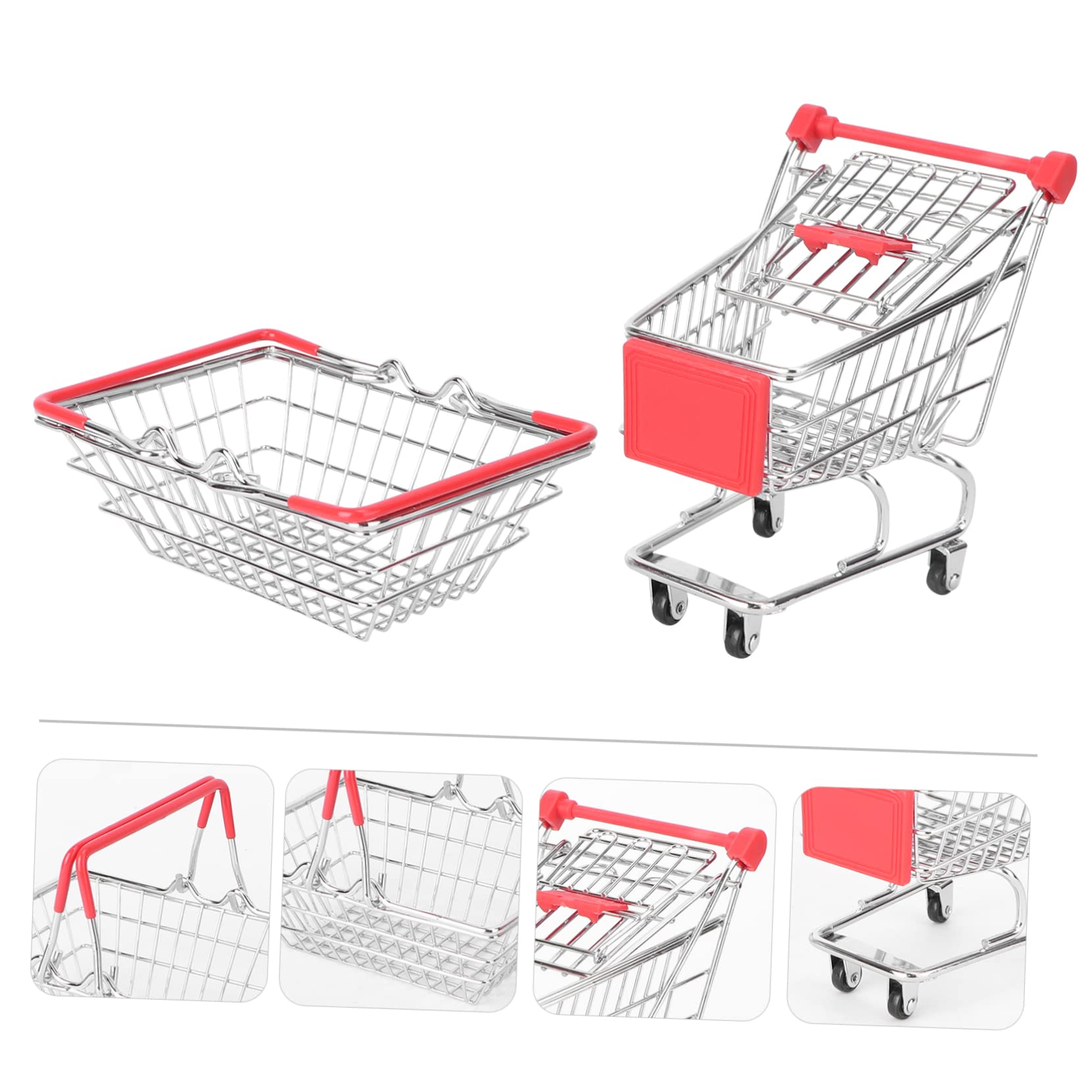 DECHOUS 2Pcs Mesh Holder Serving Baskets for Food Snacks Dried Fruits Kitchen Frying Accessories Random Color for Home Restaurant Use