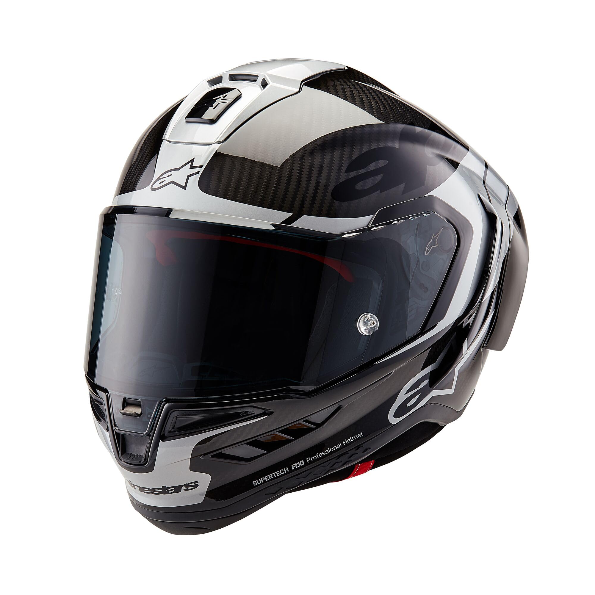 Alpinestars Supertech R10 Element Helmet, Carbon Fiber, Aerodynamic Full-Face Design, Ventilation & Safety, DOT & ECE Certified for Street & Track Riders