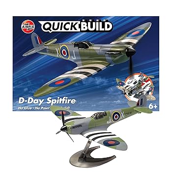 Airfix QUICKBUILD Model Aircraft Kits D-Day Spitfire