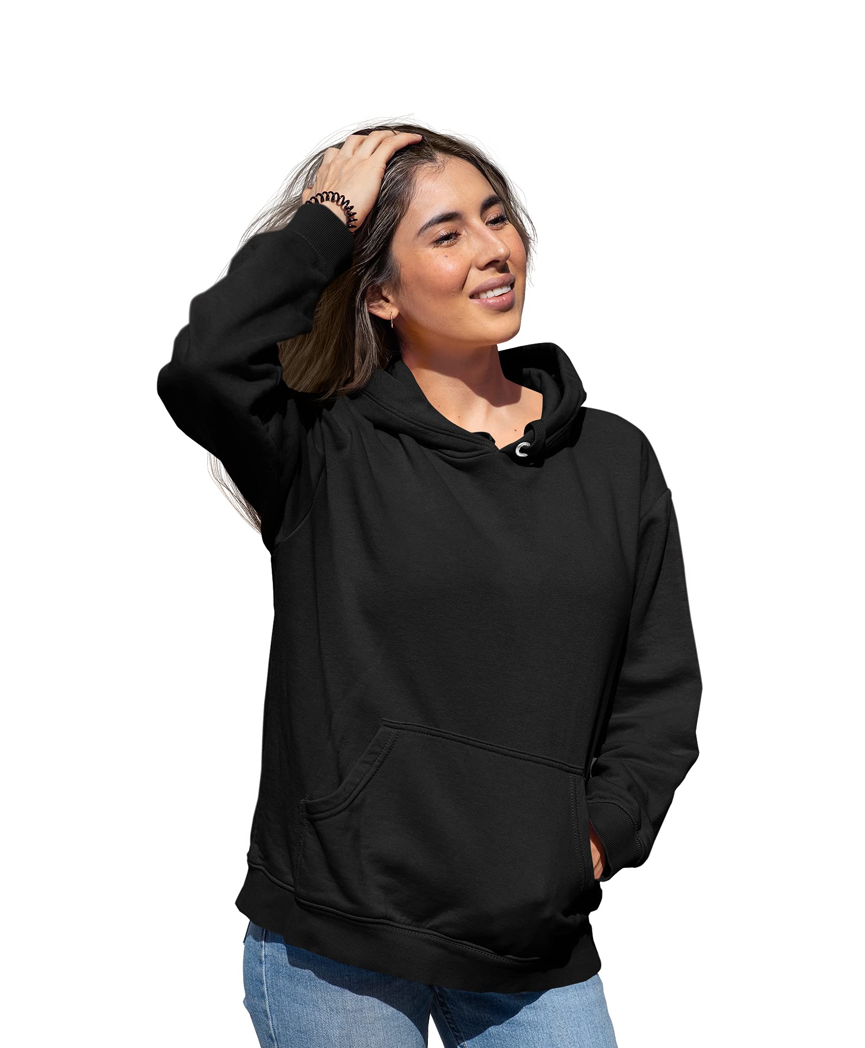 Indirage Women's Premium Basic Fleece Hoodie
