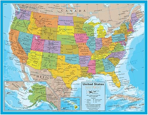 Miniatura 2 de Waypoint Geographic Mapa de cuaderno 2 en 1 de Estados Unidos y el mundo, mapas interactivos para aprender geografía y estudios sociales, recursos