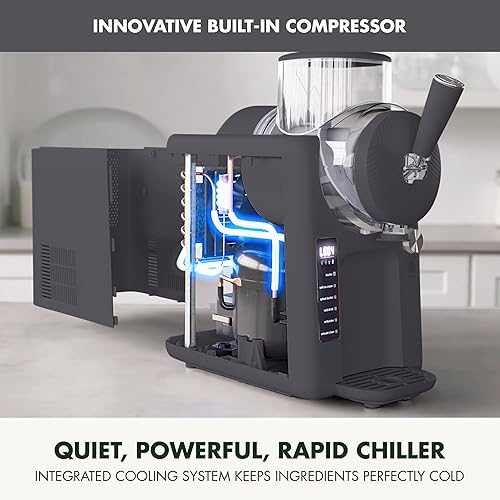 Miniatura 7 de GreenPan Máquina de helados helados y máquina de bebidas congeladas, servicio suave, granizado, batidos y cócteles, no necesita congelador, 15 en 1,