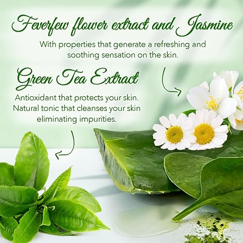 Miniatura 5 de JMind Kale & Spinach Organic Face Wash - Lavado facial diario vegano - Limpiador facial de té verde - pH equilibrado - Todas las pieles (3.38 onzas)