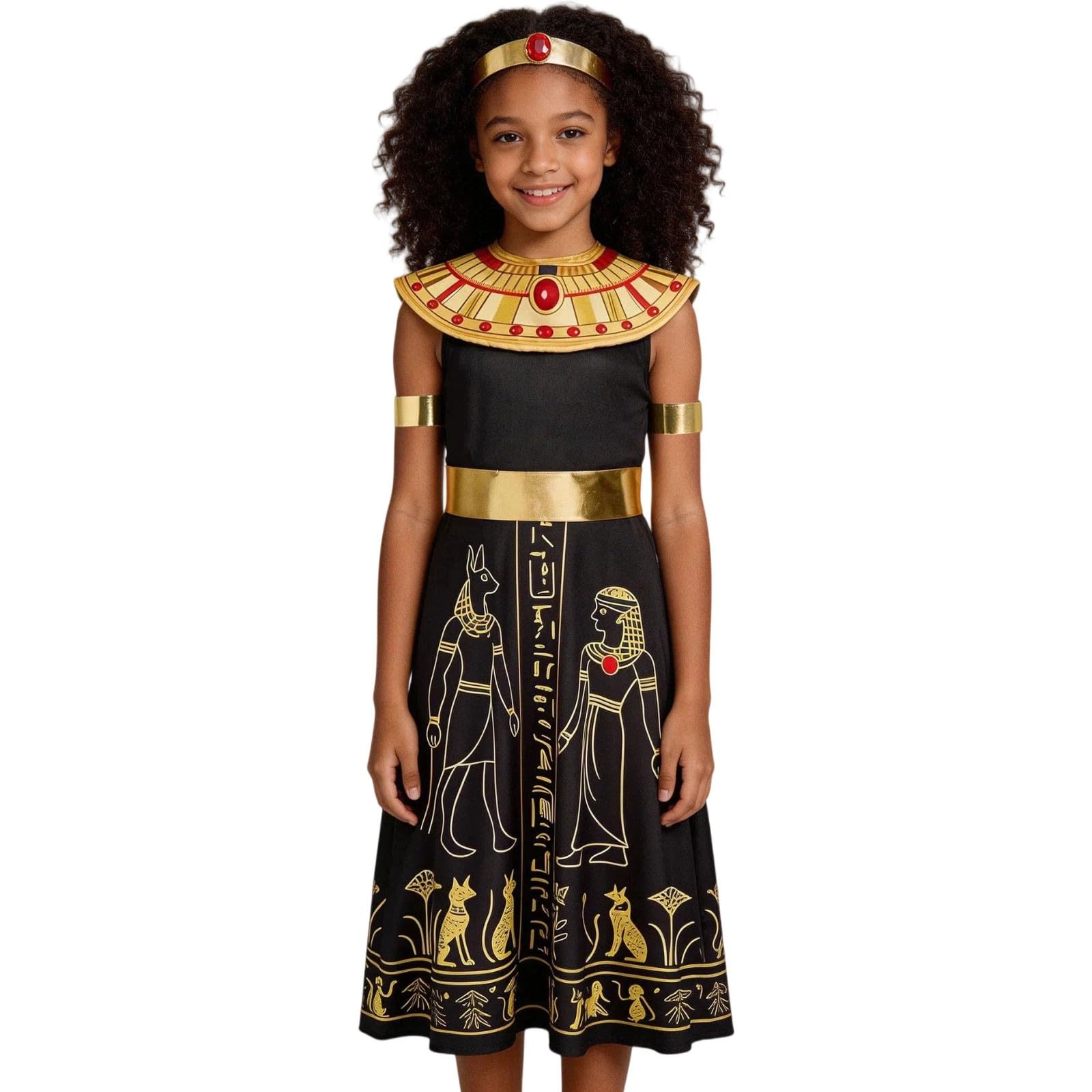 Générique Deguisement Halloween Fille - Déguisement d'halloween pour Enfants Style Antique