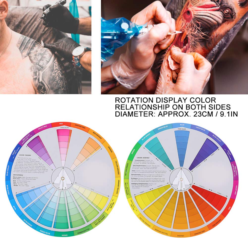Amazon.com: Color Wheel Color Mix, Tattoo Color Wheel Pigment