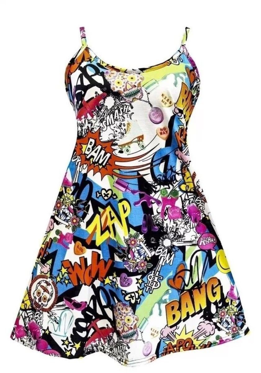 LUXE DIVA Womens Sleeveless Long Cami Plain Strappy Swing Camisole Dress