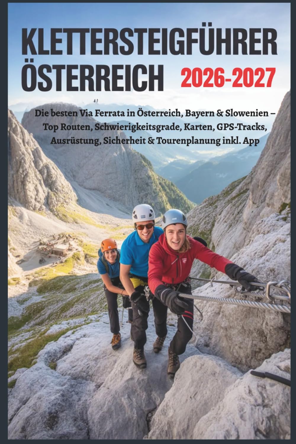 Klettersteigführer Österreich 2026–2027: Die besten Via Ferrata in Österreich, Bayern & Slowenien: Top Routen, Schwierigkeitsgrade Karten, GPS-Tracks, Ausrüstung, Sicherheit & Tourenplanung inkl. App