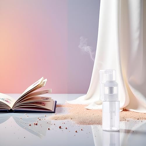 Miniatura 2 de Galyacht Botella pulverizadora en polvo de 0.5 fl oz, aplicador de fibra capilar recargable, botellas vacías de cosméticos en polvo, botella de