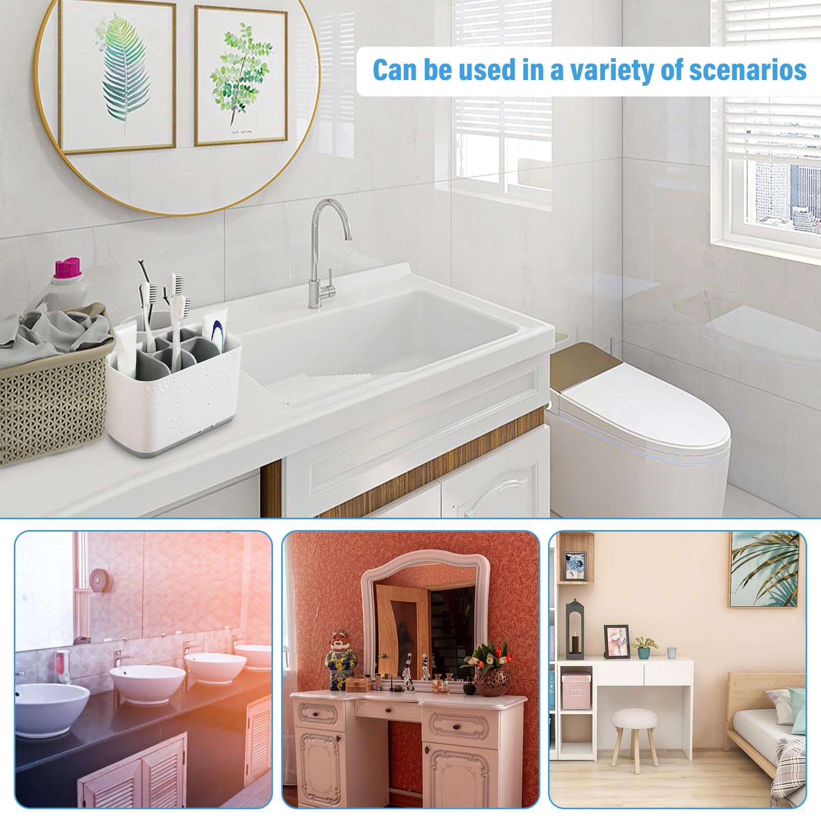 Rangement Brosses Dents Porte-brosse à Dent Mural Verre Et Inox - Avec Gobelet - Installation Facile - Salle De Bain Accessoire Salle Bain Design Moderne