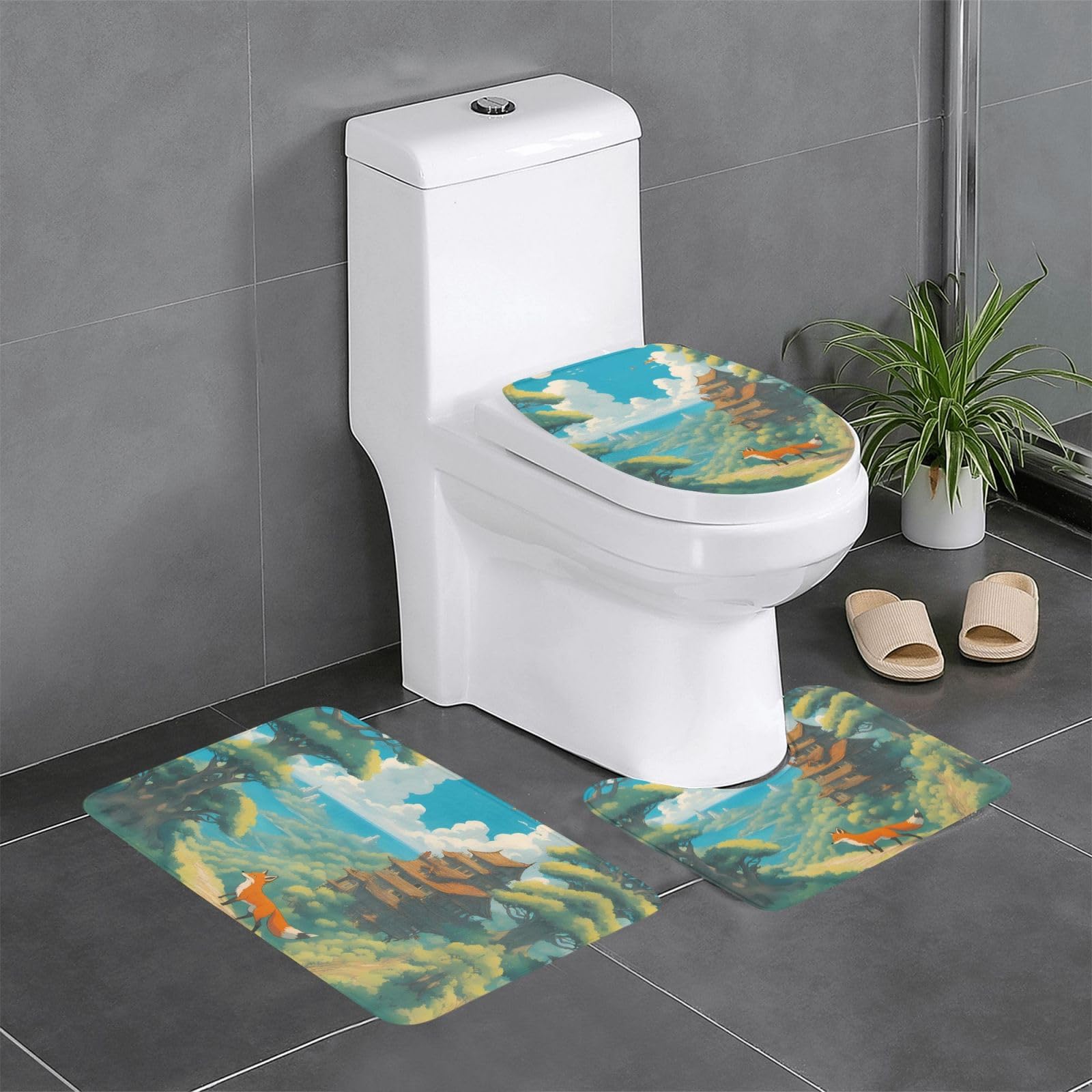 Tapis de salle de bain 61 x 40,6 cm WHJSSF tapis lavable et durable
