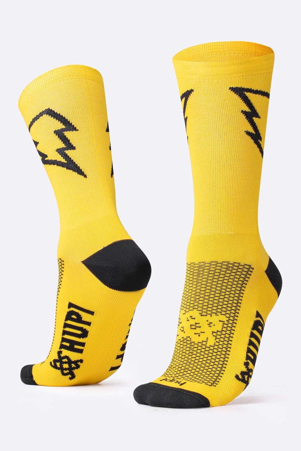 Meia Hupi Run para Corrida Preto/branco, Cor: Preto/branco