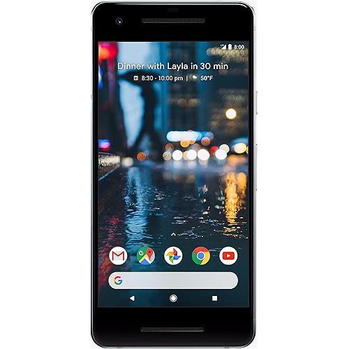 Google Pixel 2 128GB Unlocked GSM 4G LTE Octa-Core Phone w/ 12.2MP Camera - Clearly White
