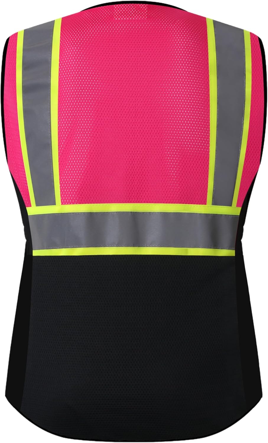 Safety Vest for women, Hi vis Reflective Lady Work vest With 9 Multi Pocket And Zipper - Image 6