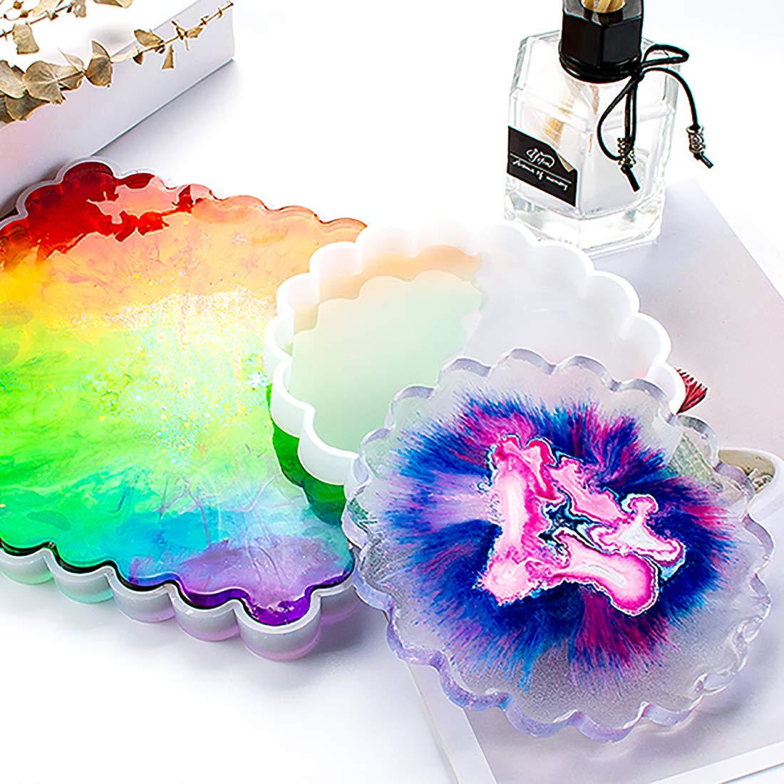 715】ハンドメイドレジンヘアゴムポニーフック 【357】ハンドメイド