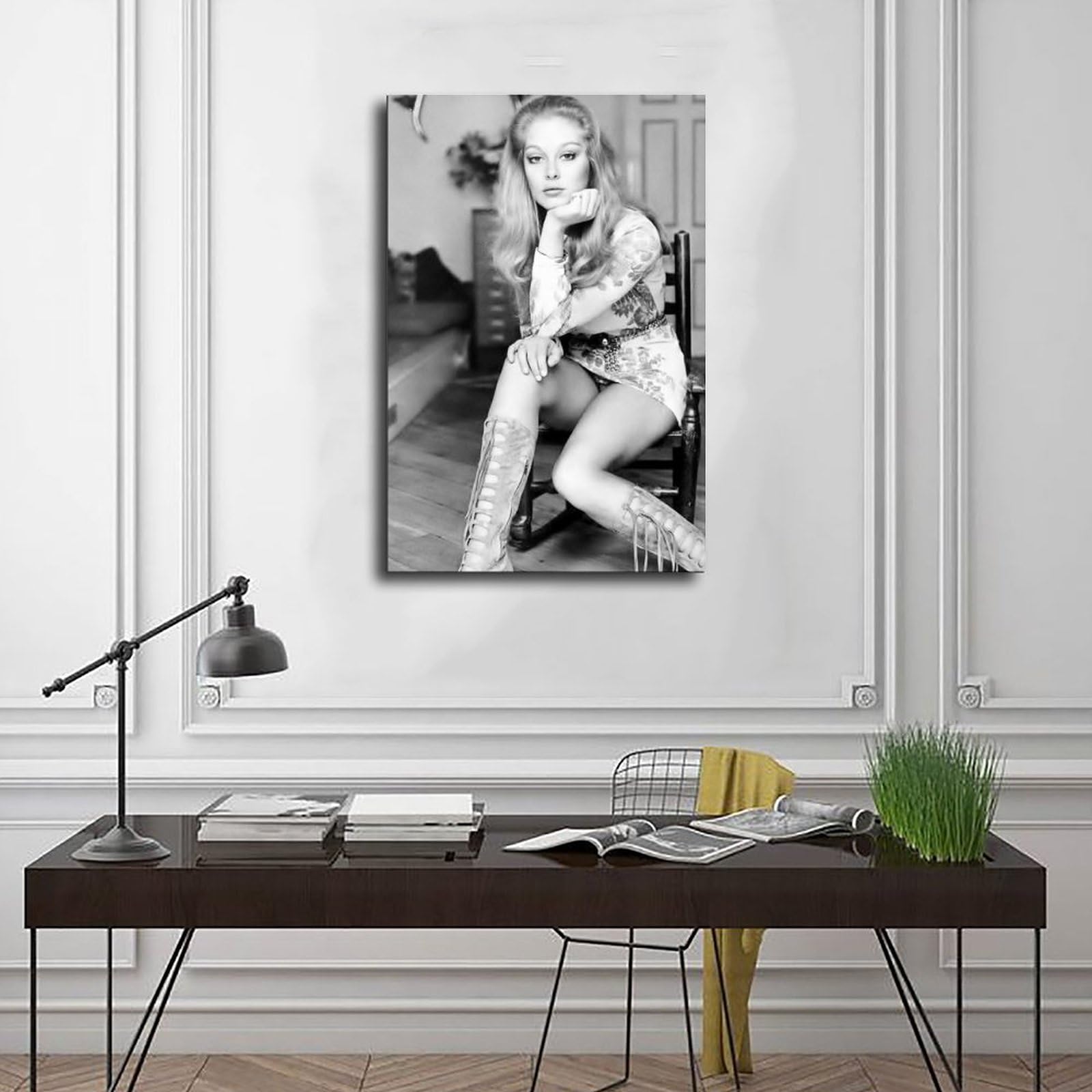 DYJ Poster Su Tela Vintage 'Once Upon A Time Girl Who Loved Her Dog And Tennis', 30x45 Cm, Quadro Decorativo Per Soggiorno E Camera Da Letto