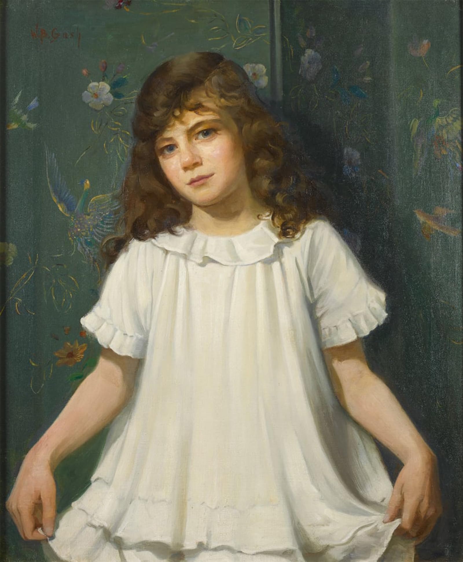 POSTERIIk Vintage Art Print Images Pictures Print Young Girl by Walter Bonner Gash Modern Colour Posters for Office Home Decor 60x90cm