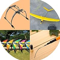 Vista 5 de Varilla de fibra de carbono de 0.157 in de diámetro, barra esmerilada sólida de 7.874 in, utilizada para cometa, aviones de control remoto, marco