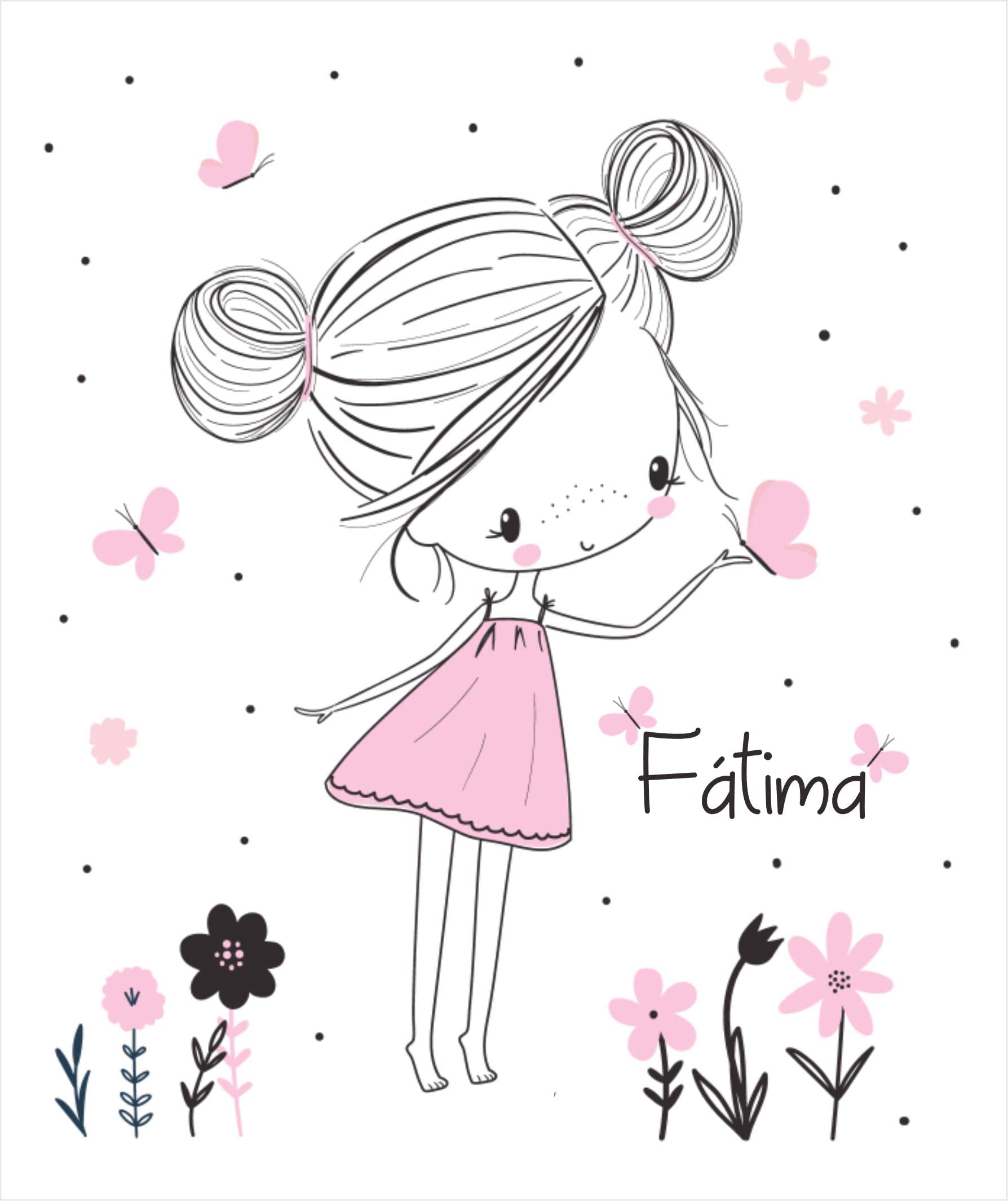 Estores infantiles niña personalizados con nombre. Estor juvneil niña Iroa Mariposas Estor enrollable translucido habitación niña. Estores Personalizables con nombre. (150x170)