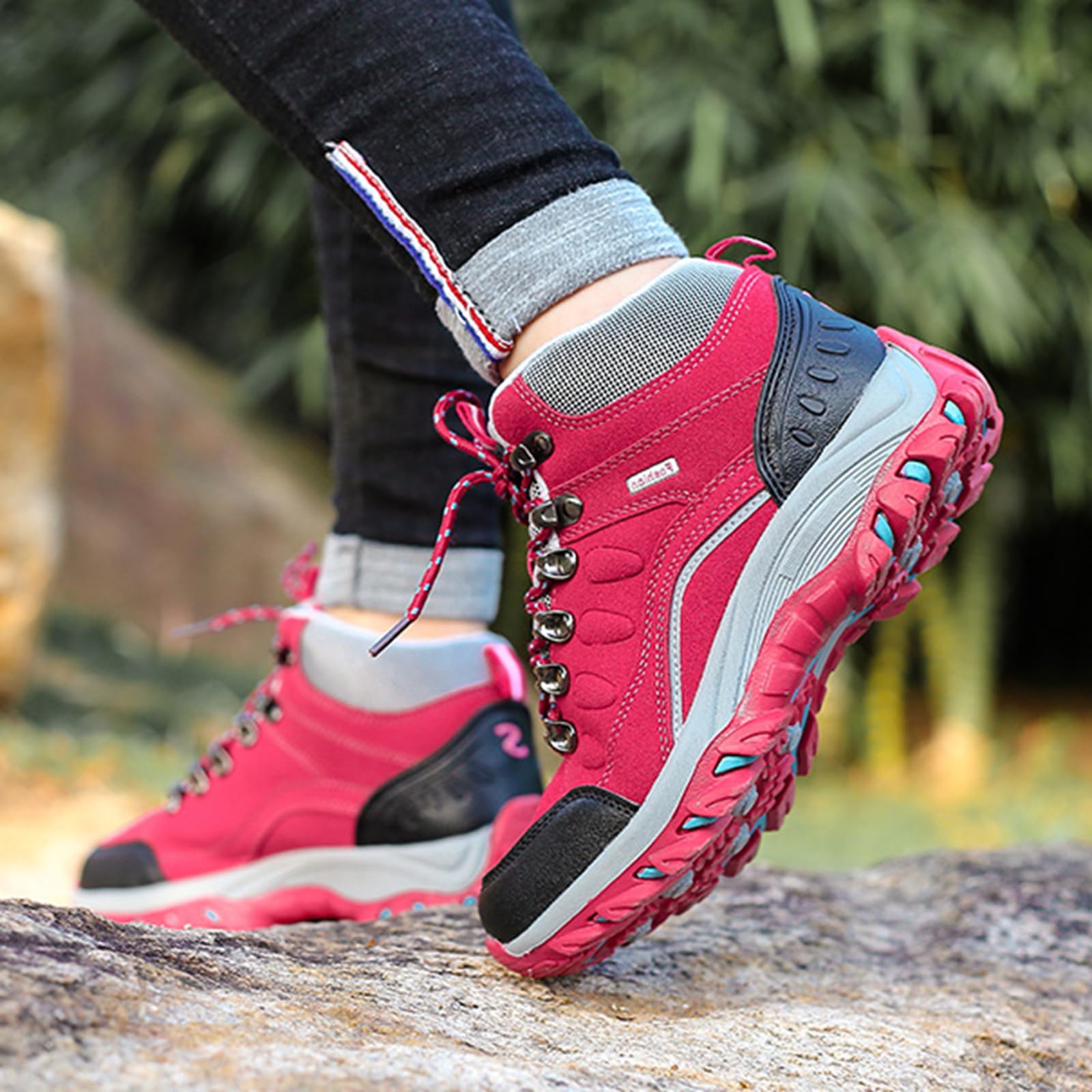 CUTEHEELS Męskie damskie buty zimowe High Top Outdoor buty trekkingowe izolowane