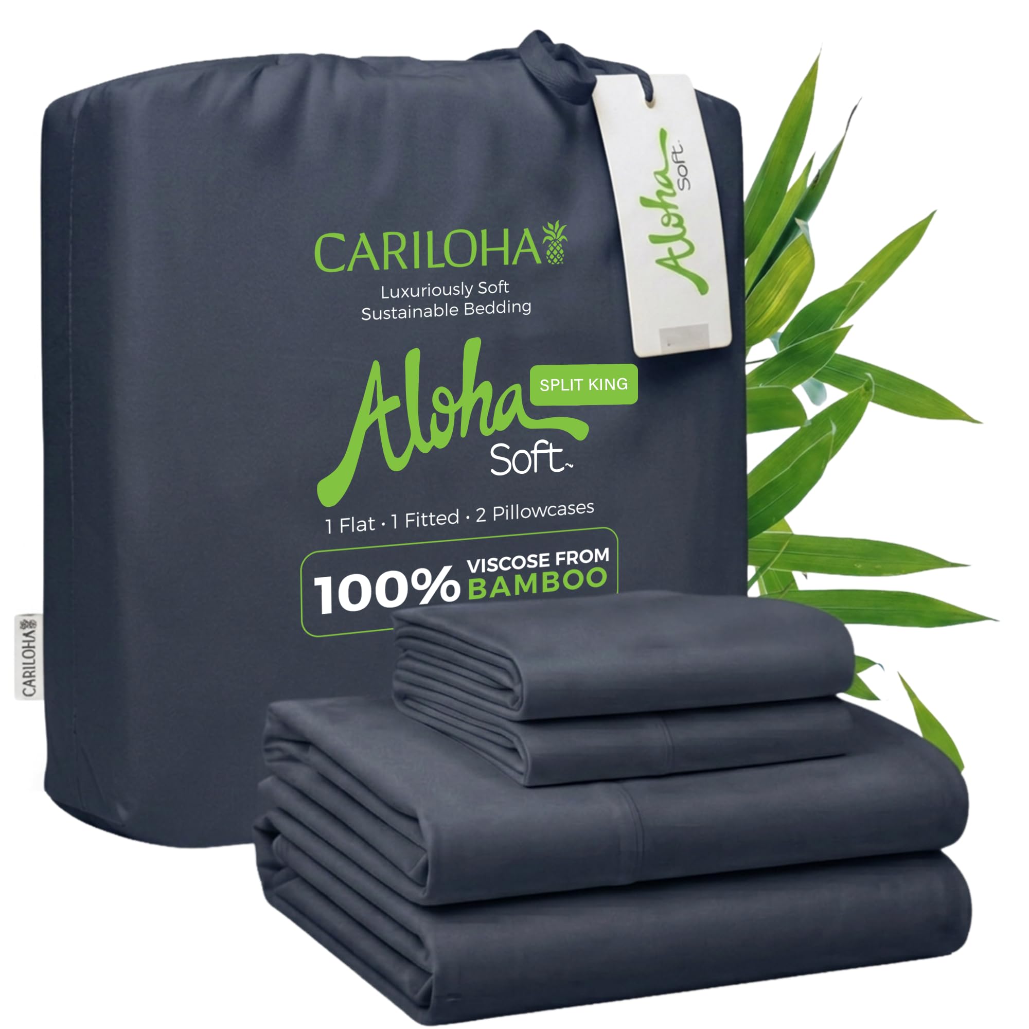 Cariloha Aloha Soft Bamboo Viscose Sheet Set