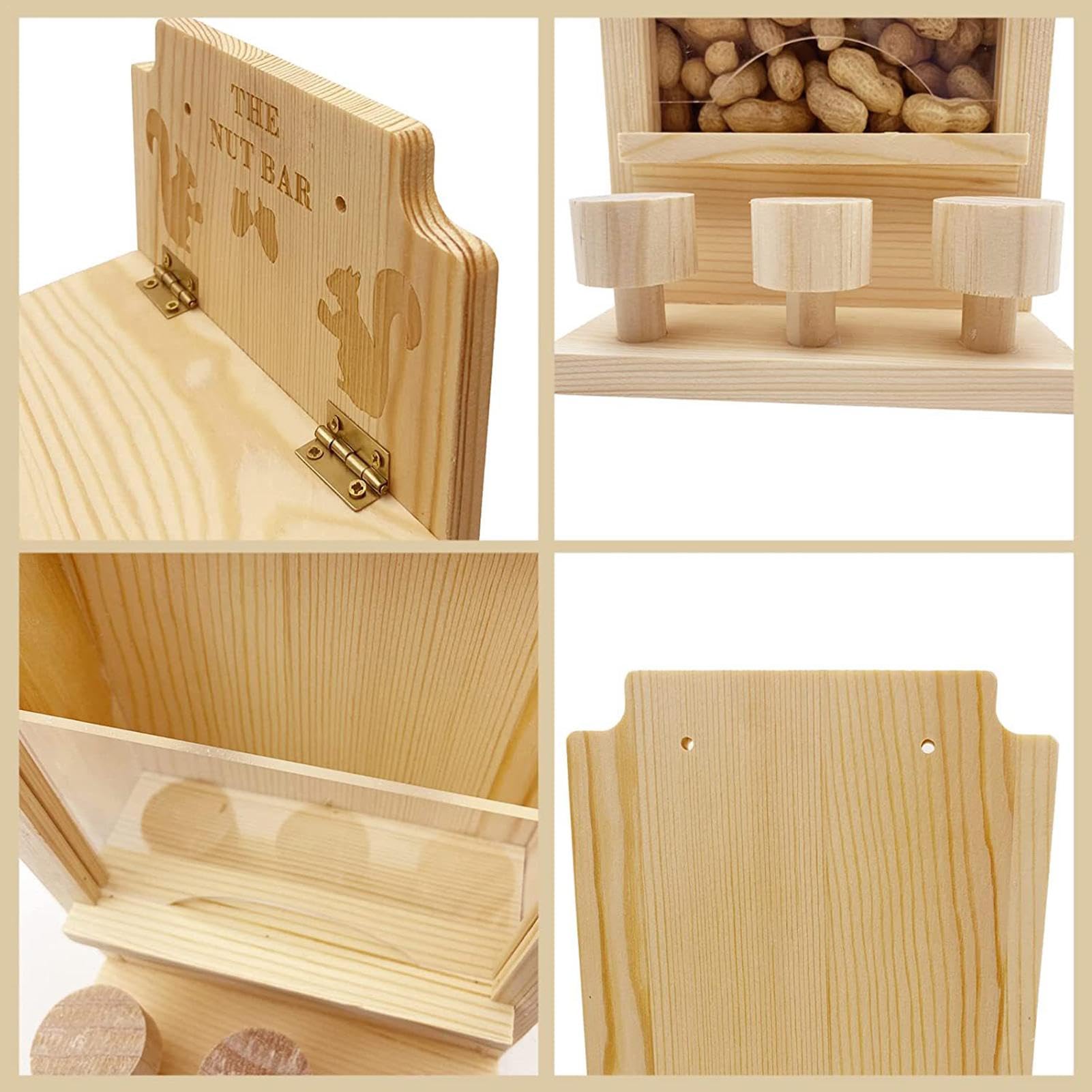 Eekhoorn Feeders Box Voor Buiten, Eekhoorn Picknick Tafel Feeder, Eekhoorn Voeding Station, Eekhoorn Feeding Box, Houten Eekhoorn Feeder, Chipmunk