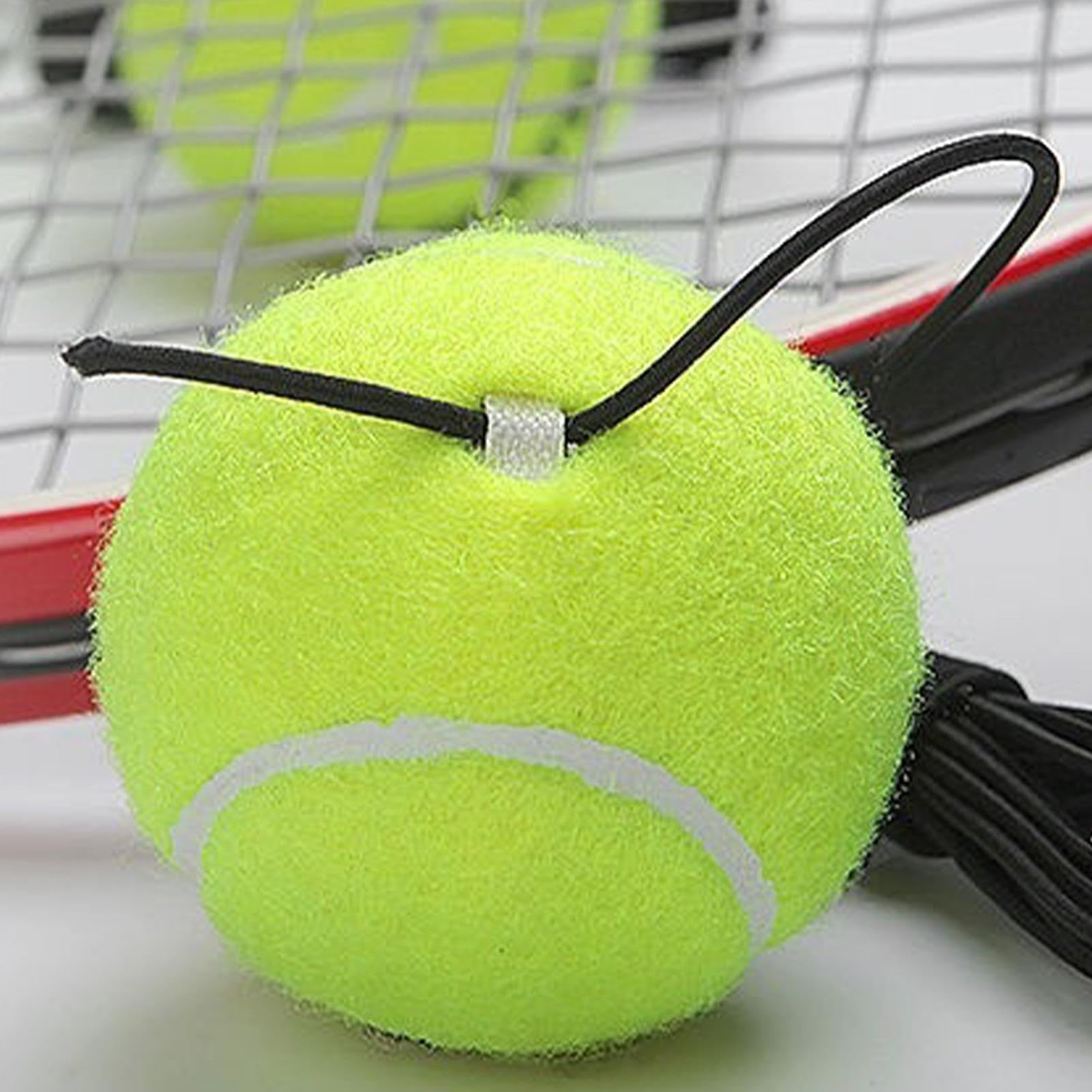 Entrenamiento de Tenis con Pelota Rebotadora - Dispositivo de Rebote para Entrenamiento Individual, Herramienta de Iniciación para Principiantes