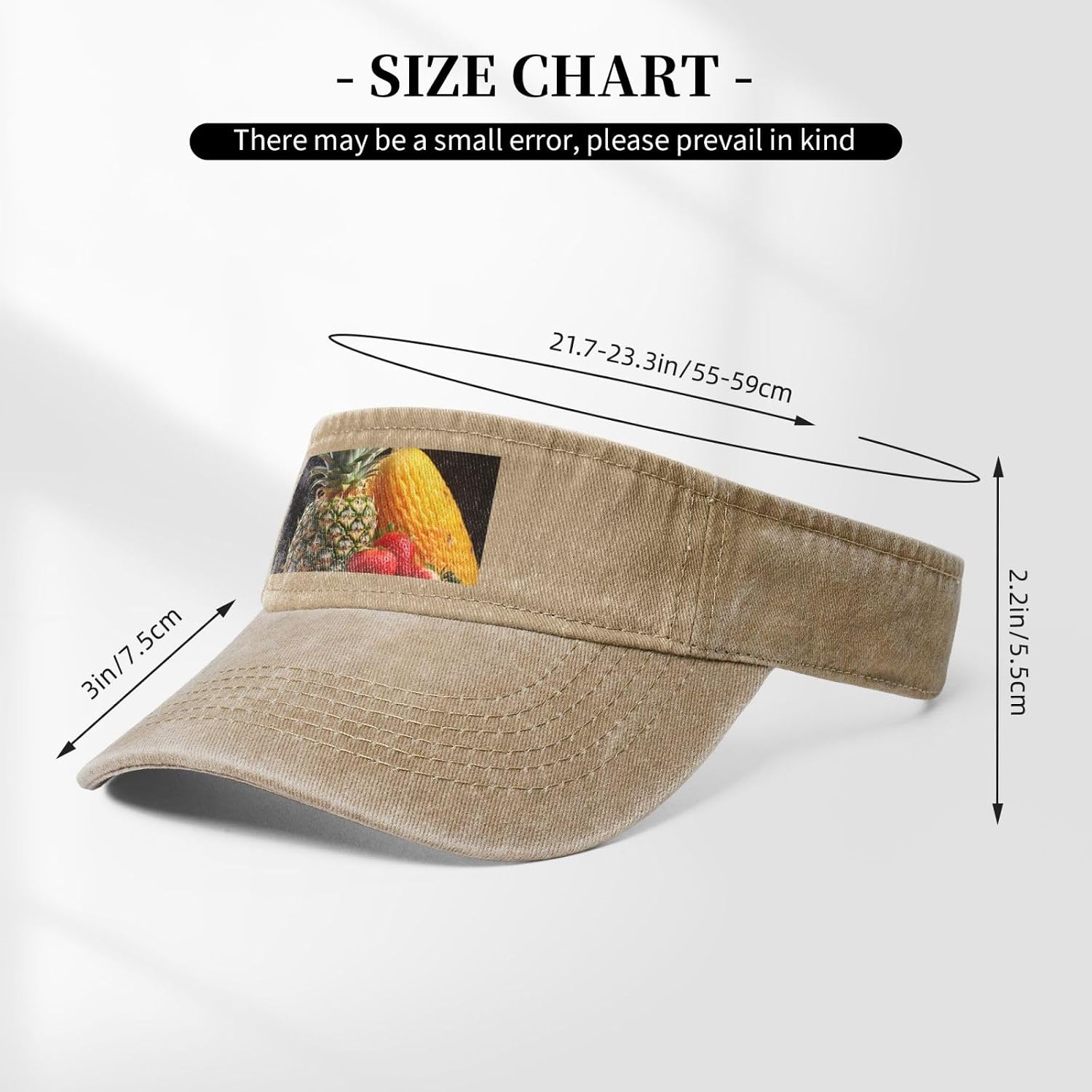 Pineappleu Print Sport Sun Visor Hats Cotton Ball Caps Empty Top Baseball Sun Cap for Men Women