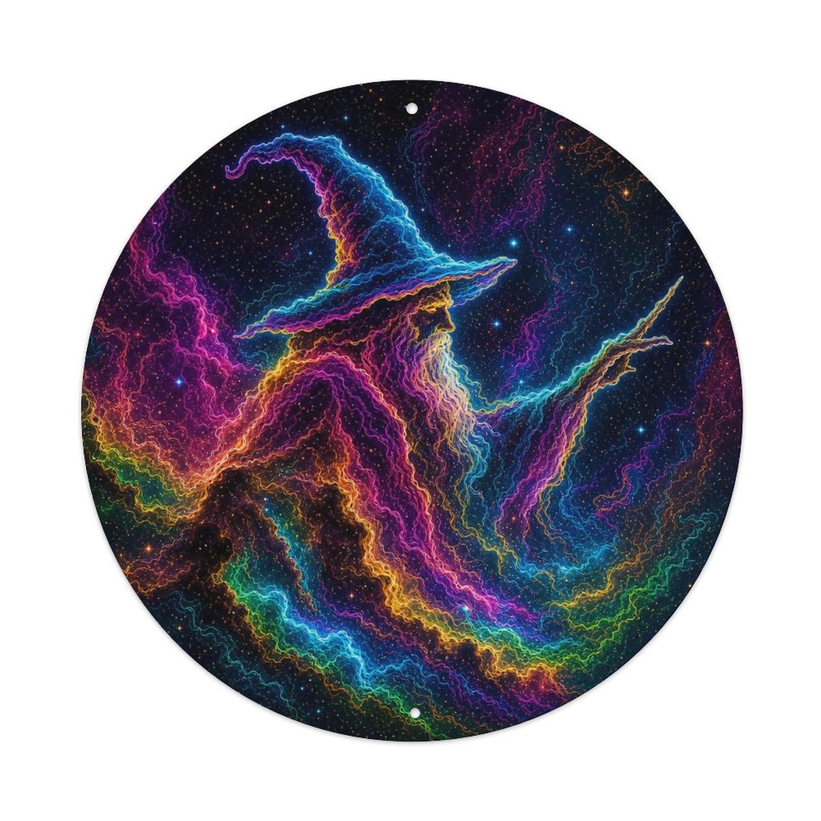 Odgynaw 8X8inch(20X20cm) Stellar Wizard Nebula Sky Atlas Science Astronomy Space Metal Tin Sign