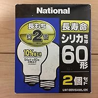 Amazon | パナソニック 長寿命シリカ電球60形 【2個入】 LW100V54WL2K