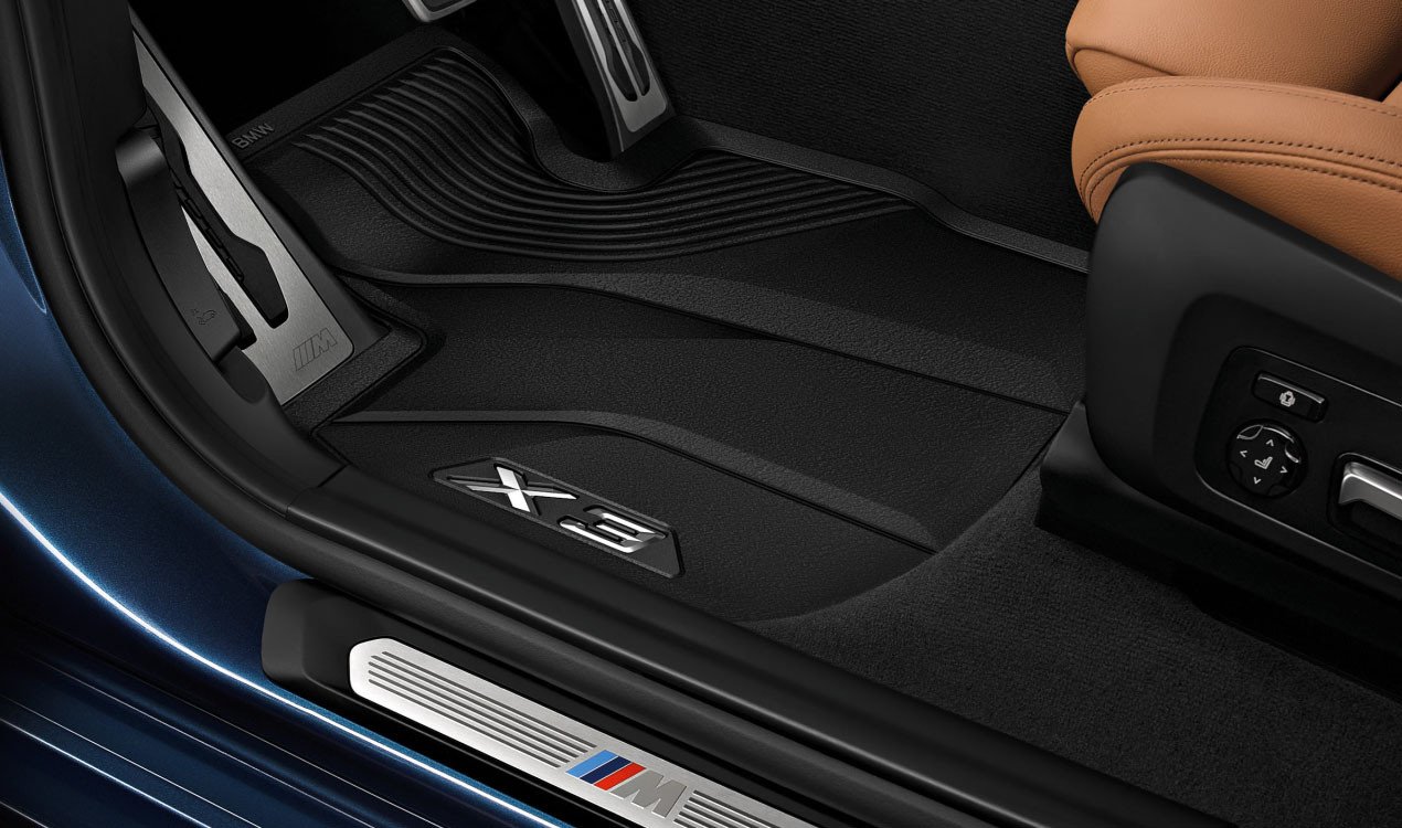 Amazon | BMW x3 g01 2016、2017年、2018背面全天候フロアマット 