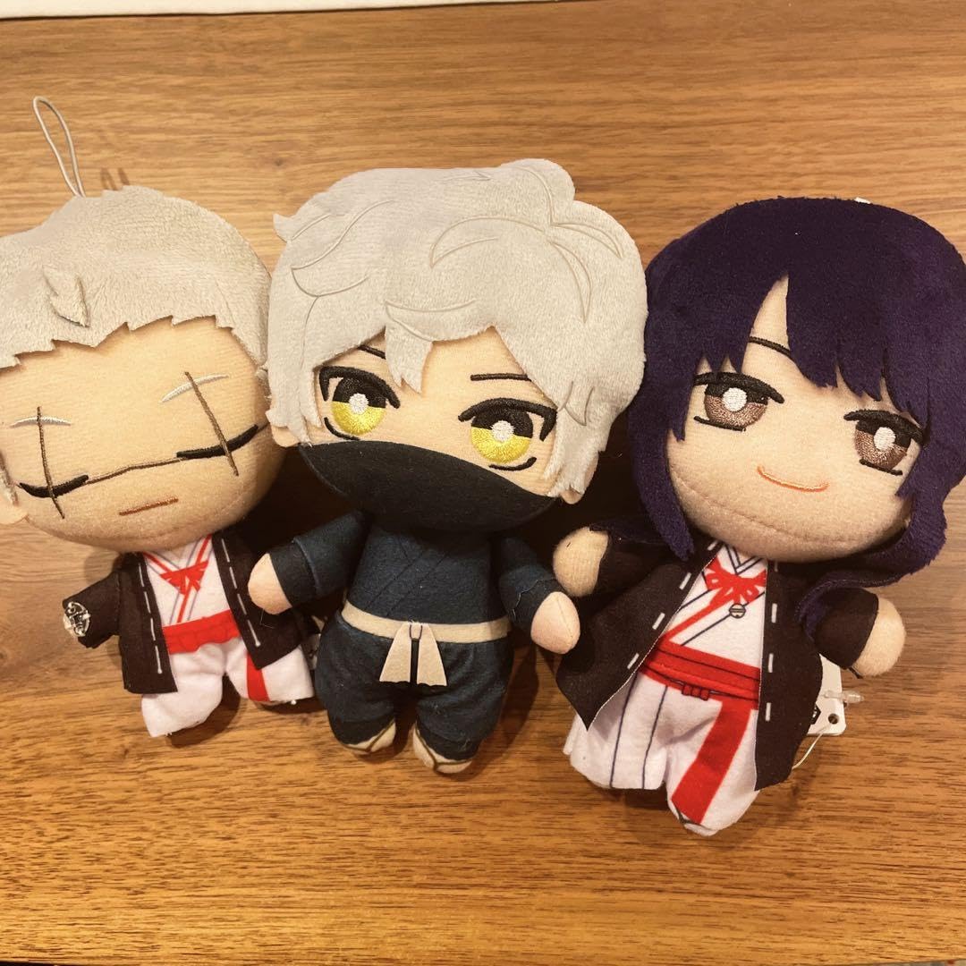 Amazon.co.jp: 地獄楽 ぬいぐるみ 画眉丸 士遠 桐馬3点セット : おもちゃ 