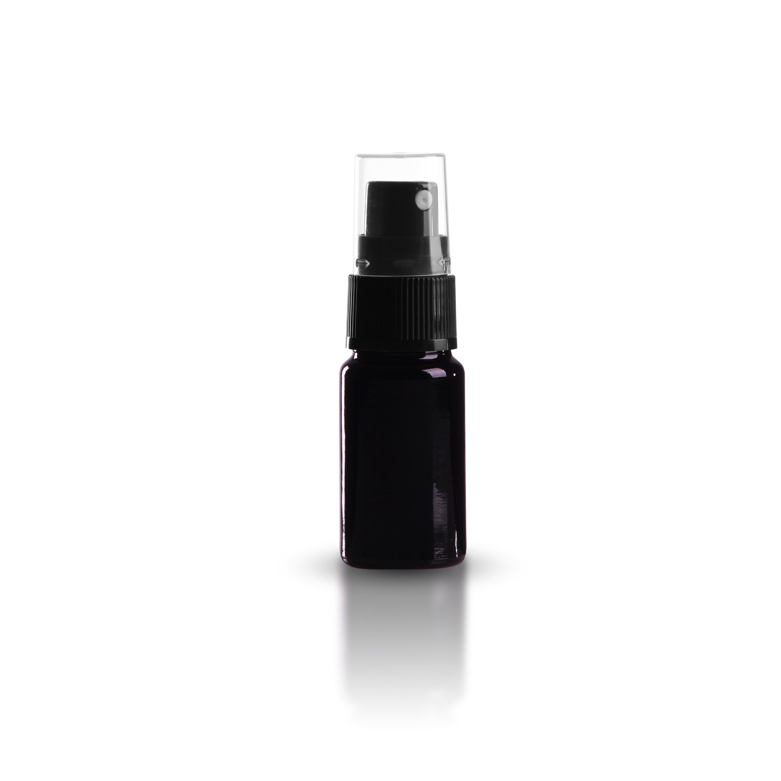 Violettglas-Sprühflasche 30 Ml – Lichtschützend, Mit Pumpzerstäuber