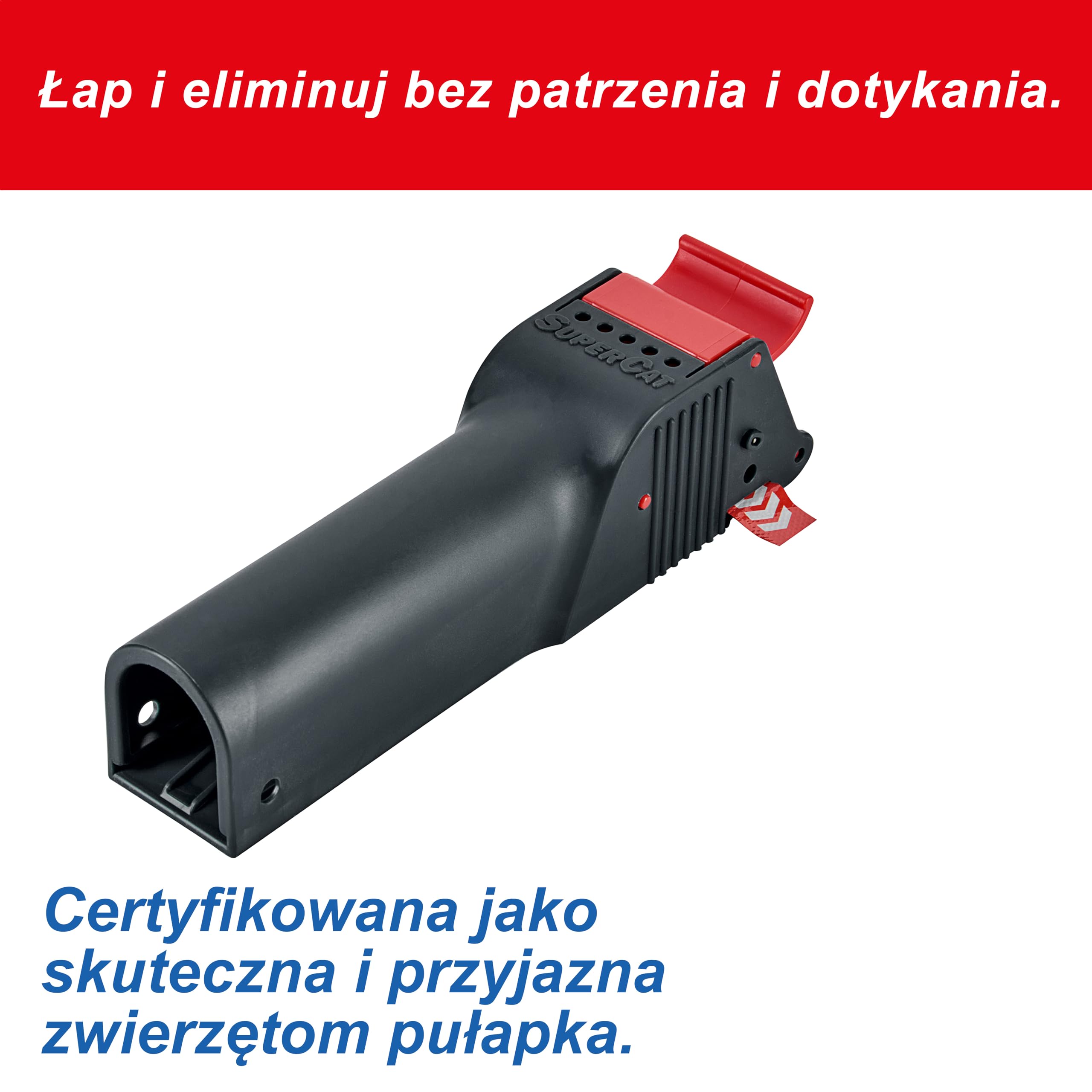 SWISSINNO Pułapka na Myszy No See No Touch – Skuteczne Łapanie bez Widoku Gryzonia – Jednorazowa i Dyskretna – Higieniczna Obsługa