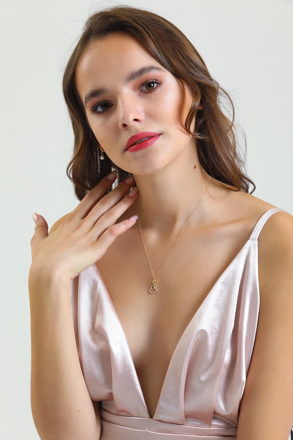 Wish Carat 14k Gold Angel Wing Necklace - Dainty Gold Necklace, Solid Gold Necklace, Gold Necklace for Women | 18''