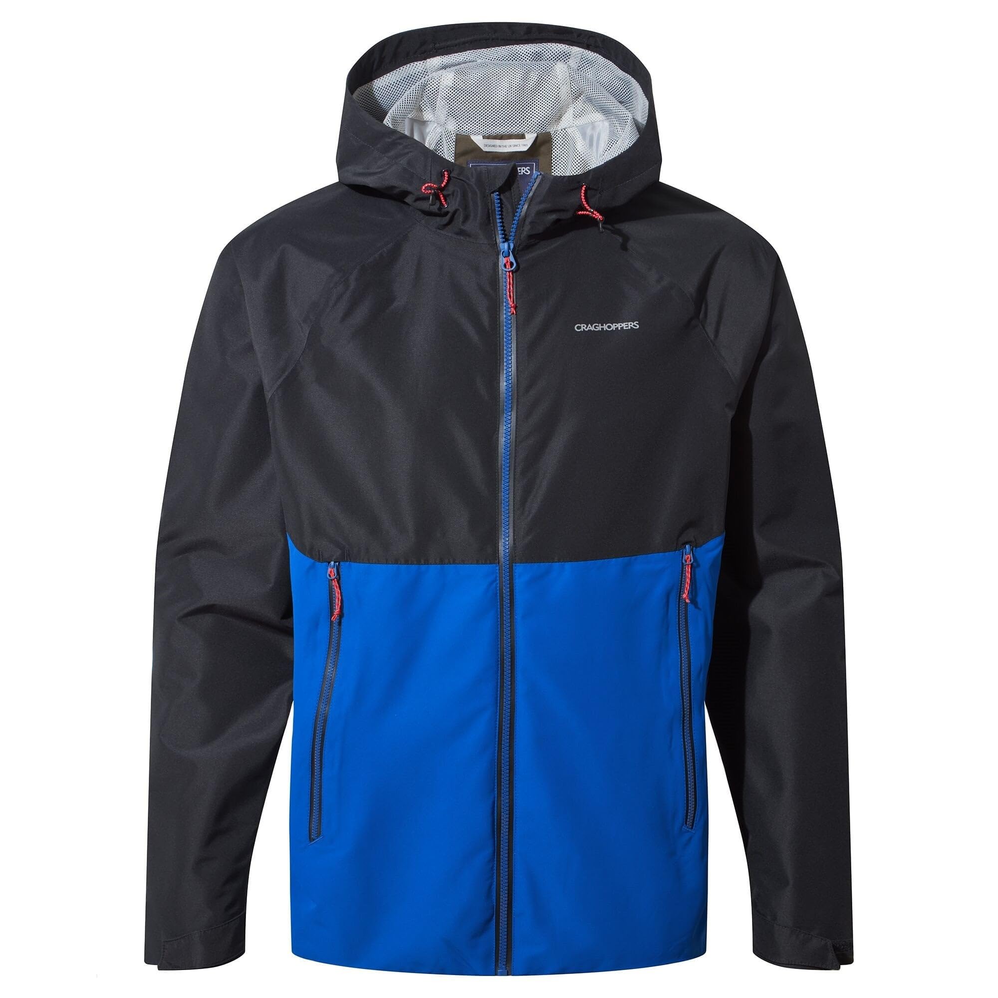 Craghoppers Men's Blue / Picante Blue Sebastian Waterproof Jacket Xl Dark Navy/Picotee Blue