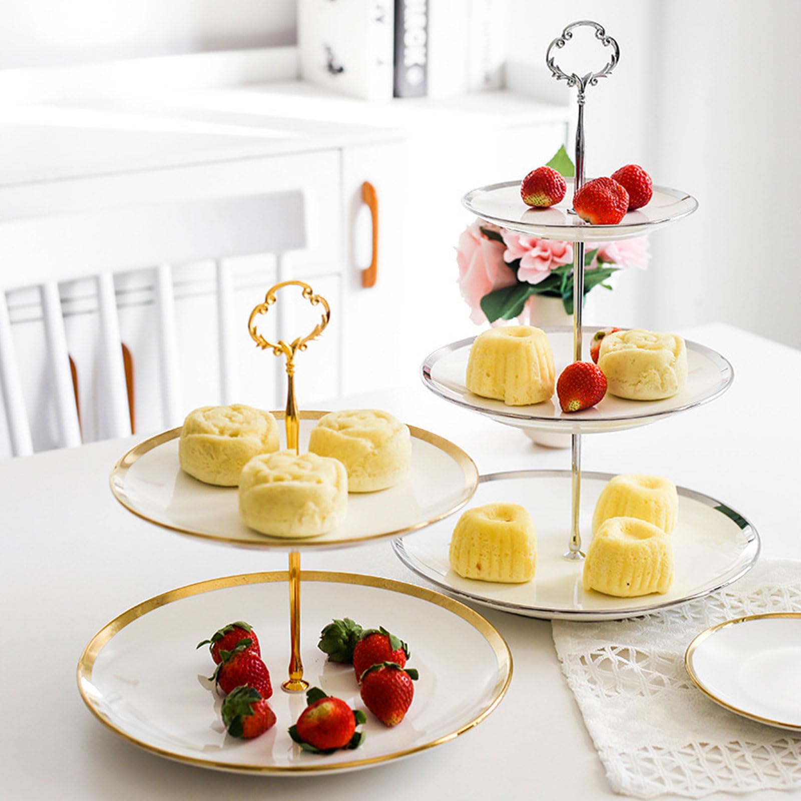 Set 6 Anelli Cottura OnePine In Acciaio Inox - Forma Di Fiore Per Dessert E Mousse - Foto 3