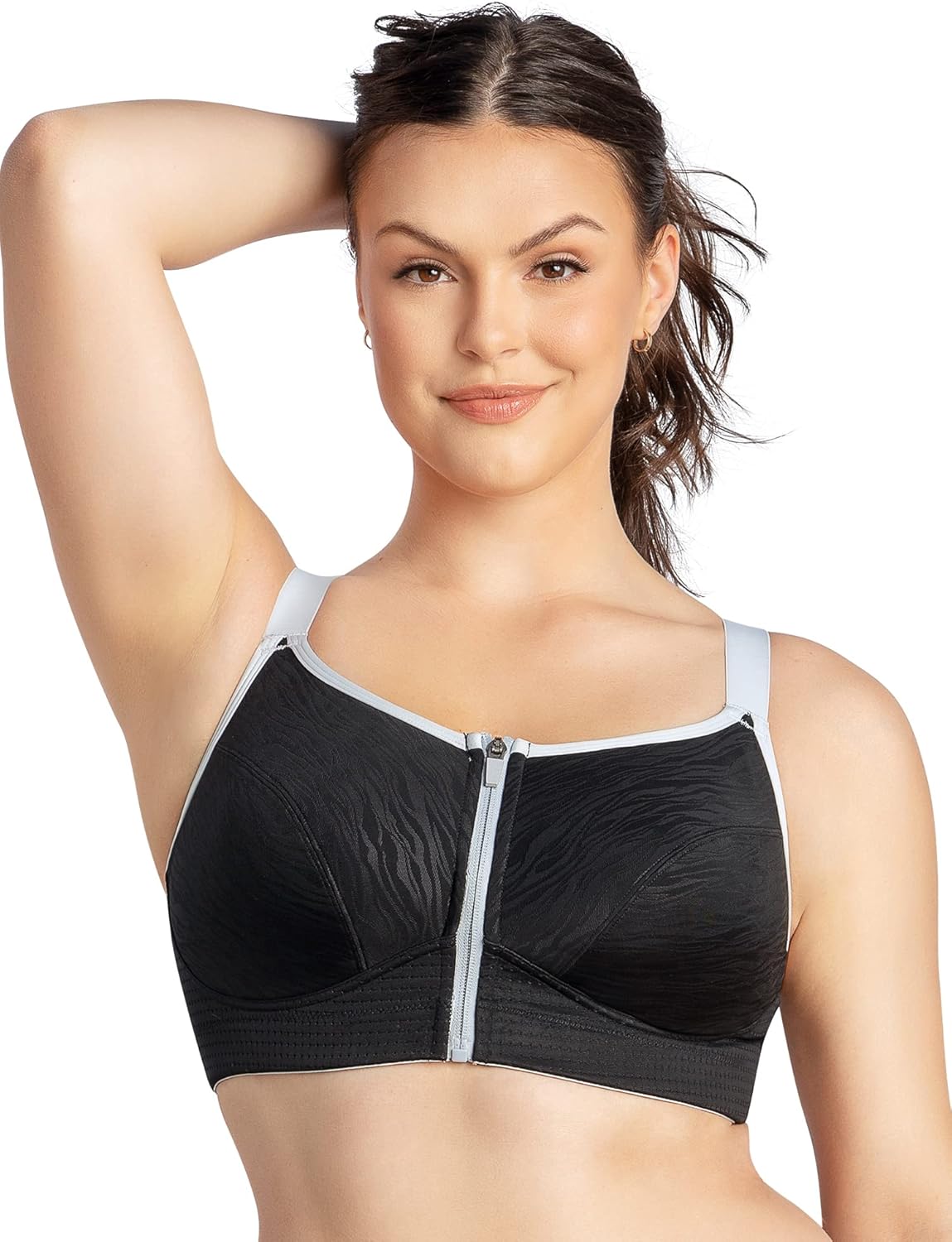 PARFAIT Wave P6052 Women's Wire-Free Front Closure Sports Bra
