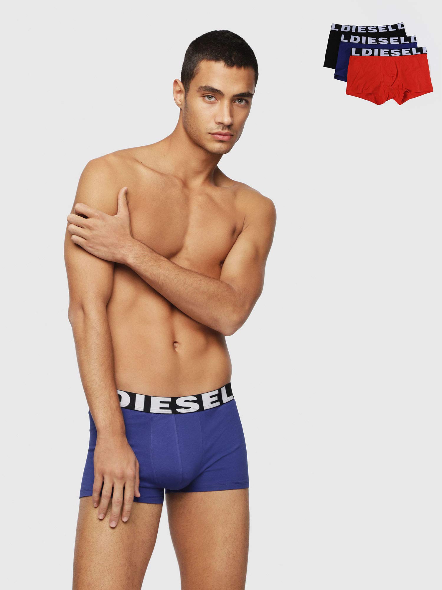 Diesel 0AAMT, Bóxer Para Hombre, Pack de 3