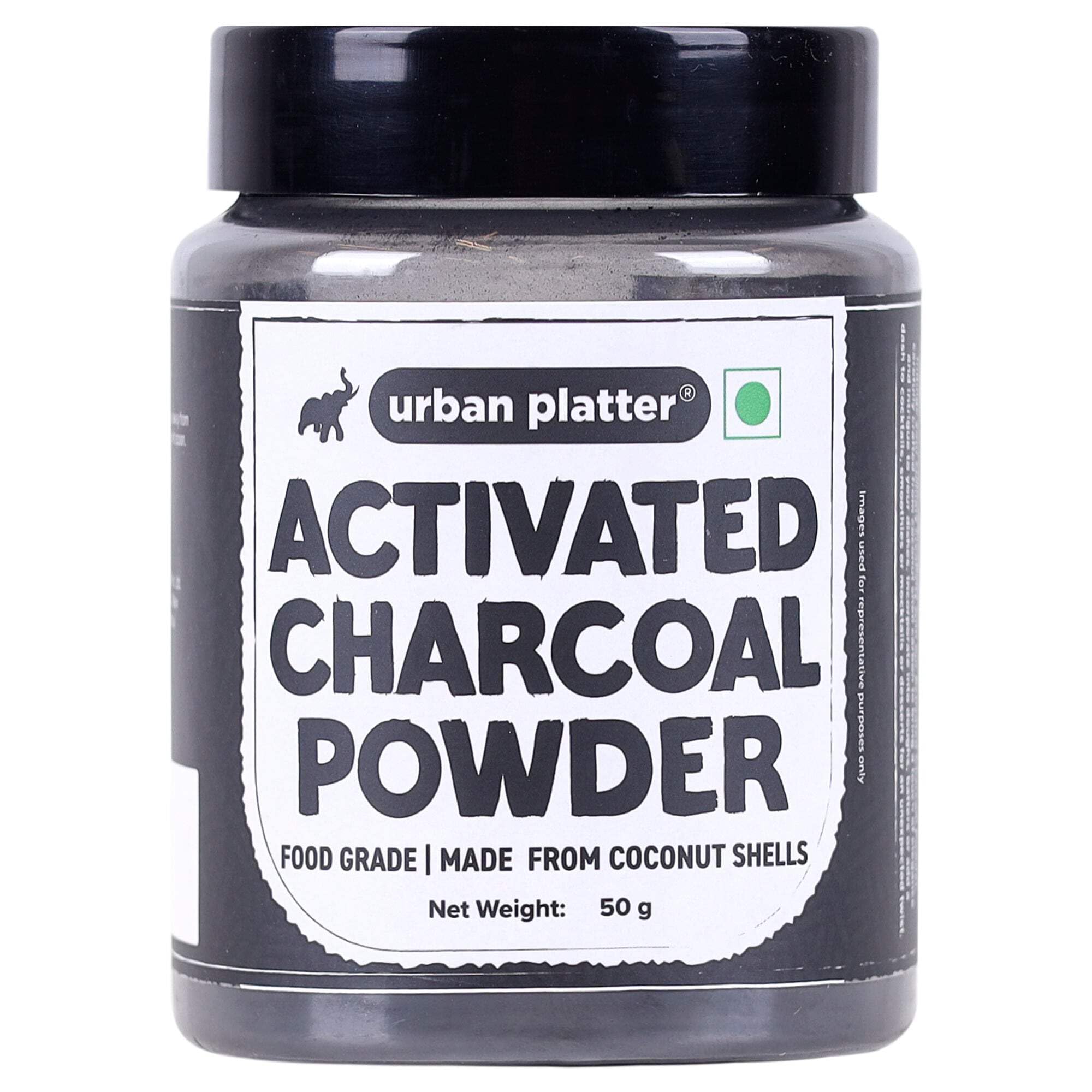 Urban Platter Activated Coconut Carbon Powder, 50g